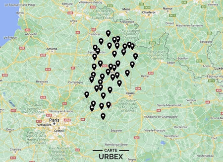 Carte Urbex Aisne (Laon) ➽ Découvrez tous les lieux abandonnés que nous avons répertoriés dans l'Aisne sur une carte simple et pratique. Urbex Hauts-de-France | Urbex Picardie | Urbex Saint-Quentin | Urbex Soissons| Urbex Laon | Urbex Château-Thierry | Urbex Tergnier | Urbex Chauny | Urbex Douai