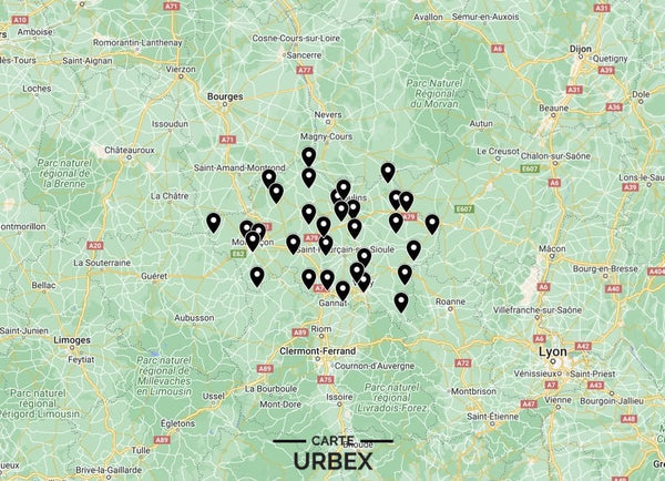 Carte Urbex Allier (Moulins) ➽ Découvrez tous les lieux abandonnés que nous avons répertoriés dans l'Allier sur une carte simple et pratique. Urbex Auvergne-Rhône-Alpes | Urbex Montluçon | Urbex Vichy | Urbex Moulins | Urbex Cusset | Urbex Yzeure | Urbex Domérat | Urbex Bellerive-sur-Allier | Urbex Commentry