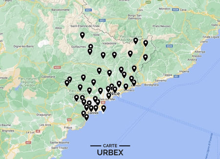 Carte Urbex Alpes-Maritimes (Nice) ➽ Découvrez tous les lieux abandonnés que nous avons répertoriés dans les Alpes-Maritimes sur une carte simple et pratique. Urbex Provence-Alpes-Côte d'Azur | Urbex Nice | Urbex Antibes | Urbex Cannes | Urbex Grasse | Urbex Cagnes-sur-Mer | Urbex Le Cannet | Urbex Vallauris