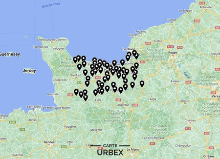 Carte Urbex Calvados (14) ➽ Découvrez tous les lieux abandonnés que nous avons répertoriés dans le Calvados sur une carte simple et pratique. Urbex Basse-Normandie | Urbex Normandie | Urbex Caen | Urbex Lisieux | Urbex Hérouville-Saint-Clair | Urbex Bayeux | Urbex Vire | Urbex Mondeville | Urbex Ouistreham