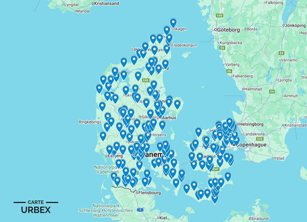 Urbexkort over Danmark ➽ Oplev alle de forladte steder, vi har registreret, på et simpelt og brugervenligt kort.