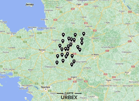 Carte Urbex Mayenne (53) ➽ Découvrez tous les lieux abandonnés que nous avons répertoriés en Mayenne sur une carte simple et pratique. Urbex Pays de la loire | Urbex Le Laval | Urbex Château-Gontier | Urbex Évron | Urbex Saint-Berthevin | Urbex Ernée | Urbex Bonchamp-lès-Laval | Urbex Changé | Urbex Craon