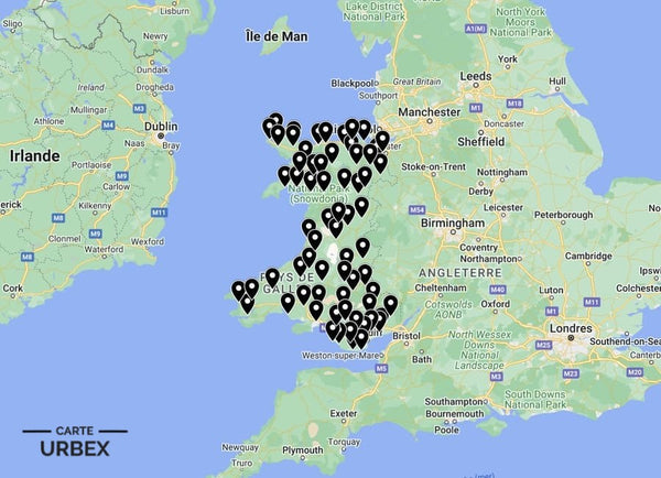 Abandoned Place Near Me - Urbex Map Wales ➽ Discover all the abandoned places we have listed on a simple and practical map. Découvrez tous les lieux abandonnés que nous avons répertoriés sur une carte simple et pratique au Pays-de-Galles
