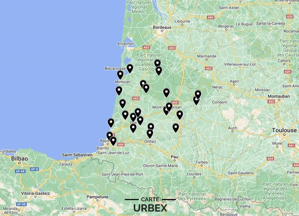 Carte Urbex Landes (40) ➽ Découvrez tous les lieux abandonnés que nous avons répertoriés dans les Landes sur une carte simple et pratique. Urbex Aquitaine | Urbex Nouvelle-Aquitaine | Urbex Mont-de-Marsan | Urbex Dax | Urbex Biscarrosse | Urbex Saint-Paul-lès-Dax | Urbex Tarnos | Urbex Saint-Pierre-du-Mont