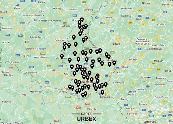 Carte Urbex Luxembourg (Lëtzebuerg) ➽ Découvrez tous les lieux abandonnés que nous avons répertoriés sur une carte simple et pratique. Urbex Esch-sur-Alzette | Urbex Differdange | Urbex Pétange | Urbex Dudelange | Urbex Bettembourg | Urbex Schifflange | Urbex Strassen | Urbex Ettelbruck |Urbex Bertrange |Urbex Diekirch
