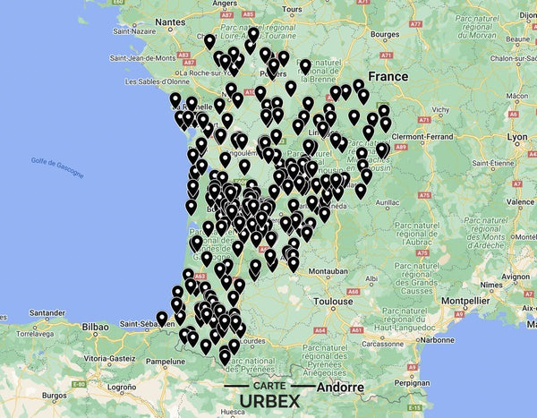 Carte Urbex Nouvelle-Aquitaine ➽ Découvrez tous les lieux abandonnés que nous avons répertoriés dans la région Nouvelle-Aquitaine sur une carte simple et pratique. Urbex Bordeaux | Urbex Limoges | Urbex Poitiers | Urbex Pau | Urbex La Rochelle | Urbex Mérignac | Urbex Pessac | Urbex Niort | Urbex Bayonne