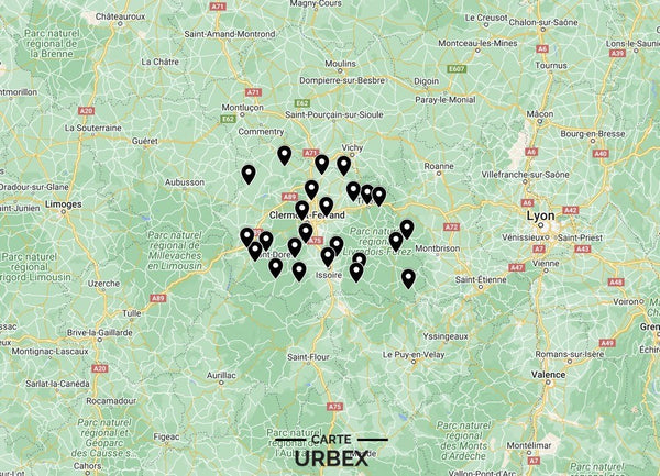 Carte Urbex Puy de Dôme (63) ➽ Découvrez tous les lieux abandonnés que nous avons répertoriés dans le Puy de Dôme sur une carte simple et pratique. Urbex Auvergne-Rhône-Alpes | Urbex Clermont-Ferrand | Urbex Cournon-d'Auvergne | Urbex Riom | Urbex Chamalières | Urbex Issoire | Urbex Thiers | Urbex Beaumont