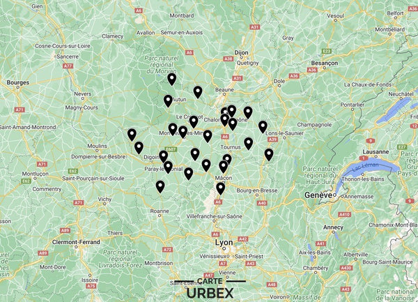 Carte Urbex Saône-et-Loire (71) ➽ Découvrez tous les lieux abandonnés que nous avons répertoriés en Saône-et-Loire sur une carte simple et pratique. Urbex Bourgogne | Urbex Bourgogne-Franche-Comté | Urbex Chalon-sur-Saône | Urbex Mâcon | Urbex Le Creusot | Urbex Montceau-les-Mines | Urbex Autun| Urbex Paray-le-Monial