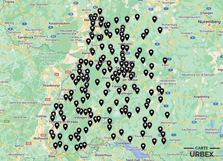 Carte Urbex Bade-Wurtemberg - Karte Lost Place Baden-Württemberg