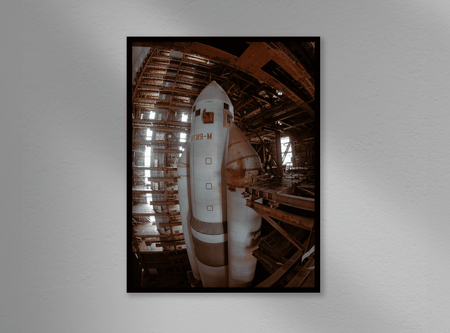 À propos de nos tirages photo 🚀 La fusée ENERGIA laissée à l'abandon dans le cosmodrome de Baïkonour 