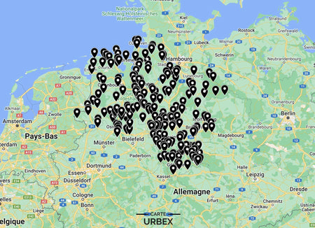 Carte Urbex Basse-Saxe - Karte Lost Place Niedersachsen ➽ Entdecken Sie alle von uns gelisteten Lost Places in Deutschland auf einer einfachen und praktischen Karte.