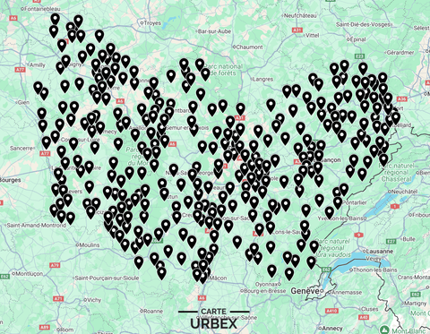 Châteaux abandonnés en Bourgogne-Franche-Comté