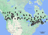 The Urbex Canada Map 2025 is the result of all our research and information collected. With over 250 abandoned places listed across Canada