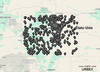 Map of abandoned places in Colorado with urbex spots and mining ghost towns in the Rocky Mountains