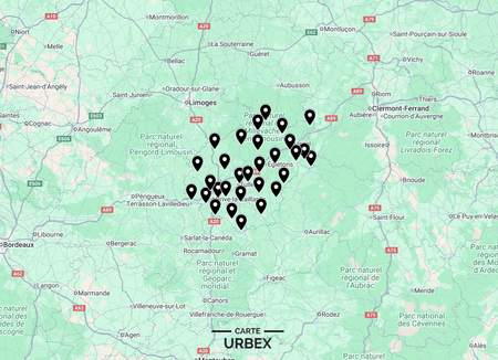 Carte Urbex Corrèze (19) ➽ Découvrez tous les lieux abandonnés que nous avons répertoriés en Corrèze sur une carte simple et pratique. Urbex Limousin | Urbex Nouvelle-Aquitaine | Urbex Brive-la-Gaillarde | Urbex Tulle | Urbex Ussel | Urbex Malemort-sur-Corrèze | Urbex Saint-Pantaléon-de-Larche | Urbex Égletons