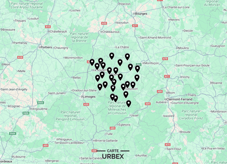 Carte Urbex Creuse (23) ➽ Découvrez tous les lieux abandonnés que nous avons répertoriés dans la Creuse sur une carte simple et pratique. Urbex Limousin | Urbex Nouvelle-Aquitaine | Urbex Guéret | Urbex La Souterraine | Urbex Aubusson | Urbex Bourganeuf | Urbex Sainte-Feyre | Urbex Saint-Sulpice-le-Guérétois