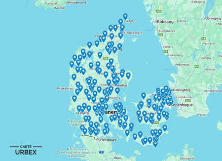 Urbexkort over Danmark ➽ Oplev alle de forladte steder, vi har registreret, på et simpelt og brugervenligt kort.