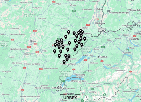 Carte Urbex Doubs (25) ➽ Découvrez tous les lieux abandonnés que nous avons répertoriés dans le Doubs sur une carte simple et pratique. Urbex Franche-Comté | Urbex Bourgogne-Franche-Comté | Urbex Besançon | Urbex Montbéliard | Urbex Pontarlier | Urbex Audincourt | Urbex Valentigney | Urbex Morteau