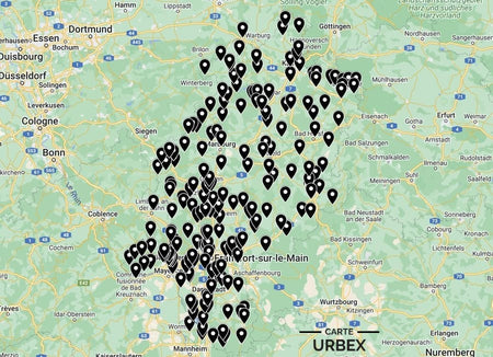 Karte Lost Place Hessen ➽ Entdecken Sie alle von uns gelisteten Lost Places in Deutschland auf einer einfachen und praktischen Karte.