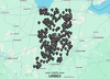 Map of abandoned places in Indiana with 500+ urbex spots around Gary and Indianapolis