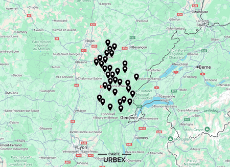 Carte Urbex Jura (39) ➽ Découvrez tous les lieux abandonnés que nous avons répertoriés dans le Jura sur une carte simple et pratique. Urbex Franche-Comté | Urbex Bourgogne-Franche-Comté | Urbex Dole | Urbex Lons-le-Saunier | Urbex Saint-Claude | Urbex Champagnole | Urbex Morez | Urbex Poligny | Urbex Tavaux