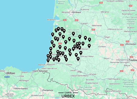 Carte Urbex Landes (40) ➽ Découvrez tous les lieux abandonnés que nous avons répertoriés dans les Landes sur une carte simple et pratique. Urbex Aquitaine | Urbex Nouvelle-Aquitaine | Urbex Mont-de-Marsan | Urbex Dax | Urbex Biscarrosse | Urbex Saint-Paul-lès-Dax | Urbex Tarnos | Urbex Saint-Pierre-du-Mont