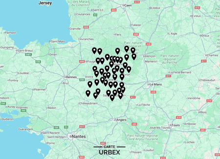 Carte Urbex Mayenne (53) ➽ Découvrez tous les lieux abandonnés que nous avons répertoriés en Mayenne sur une carte simple et pratique. Urbex Pays de la loire | Urbex Le Laval | Urbex Château-Gontier | Urbex Évron | Urbex Saint-Berthevin | Urbex Ernée | Urbex Bonchamp-lès-Laval | Urbex Changé | Urbex Craon