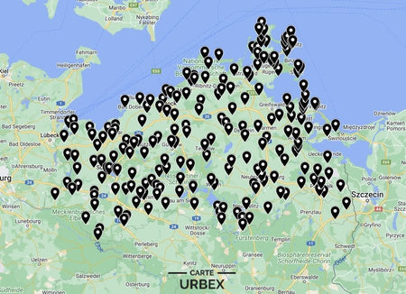 Karte Lost Place Mecklenburg-Vorpommern ➽ Entdecken Sie alle von uns gelisteten Lost Places in Deutschland auf einer einfachen und praktischen Karte.