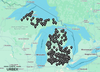 Michigan urbex map with 590+ abandoned places from Detroit to the Upper Peninsula on Google Maps
