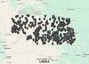 Abandoned places map of Nebraska with 420+ urbex spots, grain elevators and prairie towns