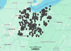 Ohio urbex map with 570+ abandoned factories, asylums and lost places marked on Google Maps
