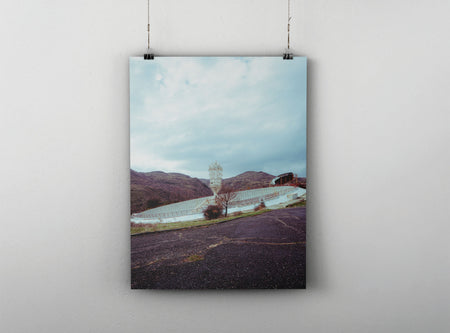 Poster 🚀 Les téléscopes soviétique ROT-54 laissés à l'abandon en Arménie - Edition limitée, numérotée et signée - Papier Glacé Supérieur 210 g/m²
