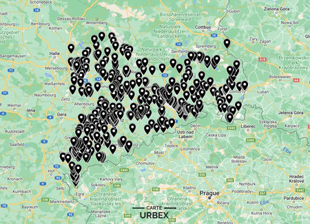 Karte Lost Place Sachsen ➽ Entdecken Sie alle von uns gelisteten Lost Places in Deutschland auf einer einfachen und praktischen Karte.