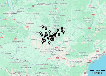 Carte Urbex Tarn-et-Garonne (82) ➽ Découvrez tous les lieux abandonnés que nous avons répertoriés en Tarn-et-Garonne sur une carte simple et pratique. Urbex Midi-Pyrénées | Urbex Montauban | Urbex Castelsarrasin | Urbex Moissac | Urbex Caussade | Urbex Valence | Urbex Montech | Urbex Nègrepelisse