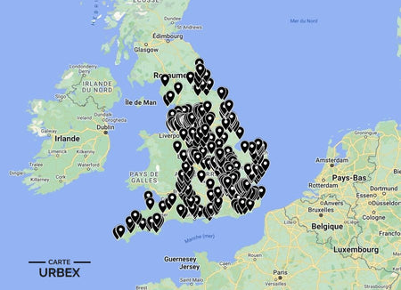 Abandoned Place Near Me - Urbex Map England ➽ Discover all the abandoned places we have listed on a simple and practical map. Découvrez tous les lieux abandonnés que nous avons répertoriés sur une carte simple et pratique en Angleterre 
