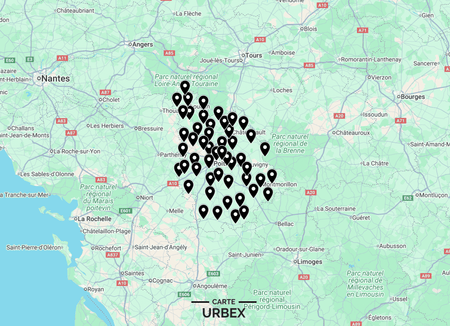 Carte Urbex Vienne (86) ➽ Découvrez tous les lieux abandonnés que nous avons répertoriés dans la Vienne sur une carte simple et pratique. Urbex Poitou-Charentes | Urbex Nouvelle-Aquitaine | Urbex Poitiers | Urbex Châtellerault | Urbex Buxerolles | Urbex Loudun | Urbex Saint-Benoît | Urbex Chauvigny