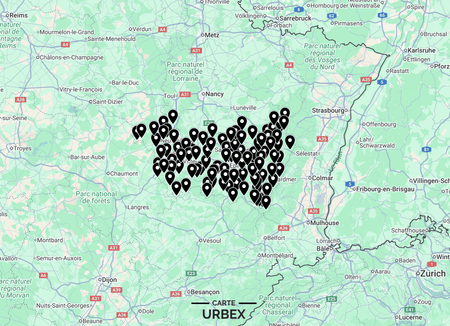 Carte Urbex Vosges (88) ➽ Découvrez tous les lieux abandonnés que nous avons répertoriés dans les Vosges sur une carte simple et pratique. Urbex Grand Est | Urbex Lorraine | Urbex Épinal | Urbex Saint-Dié-des-Vosges | Urbex Gérardmer | Urbex Golbey | Urbex Remiremont | Urbex Thaon-les-Vosges | Urbex Neufchâteau