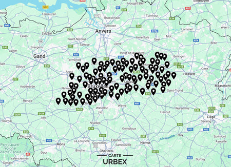 Carte Urbex Brabant Flamand (Flemish Brabant) ➽ Découvrez plus de 100 lieux abandonnés dont des châteaux et manoirs mystérieux nous avons répertoriés.
