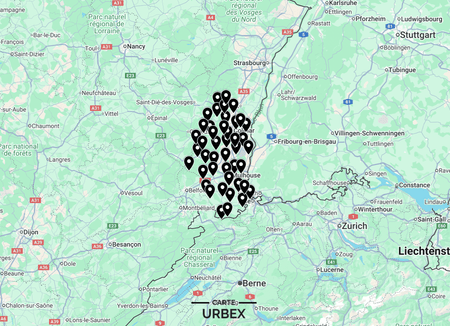 Carte Urbex Haut-Rhin (68) ➽ Découvrez tous les lieux abandonnés que nous avons répertoriés dans le Haut-Rhin sur une carte simple et pratique. Urbex Grand Est | Urbex Alsace | Urbex Mulhouse | Urbex Colmar | Urbex Saint-Louis | Urbex Illzach | Urbex Wittenheim | Urbex Kingersheim | Urbex Rixheim | Urbex Riedisheim