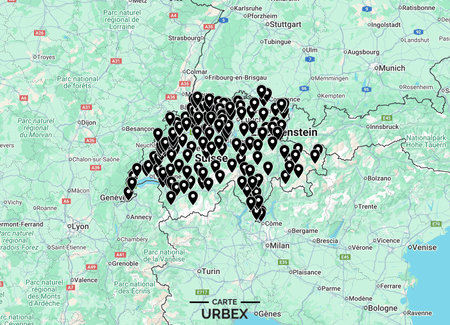 Carte Urbex Suisse - Lost-Places-Karte Schweiz ➽ Découvrez tous les lieux abandonnés que nous avons répertoriés sur une carte simple et pratique. Entdecken Sie alle verlassenen Orte, die wir auf einer einfachen und praktischen Karte aufgelistet haben. Urbex schweizerisch | Urbex Zurich | Urbex Genève | Urbex Bâle