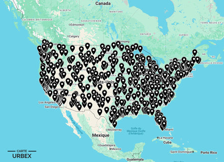The Urbex United States Map is the result of all our research and information collected. With over 5000 abandoned places listed across the US
