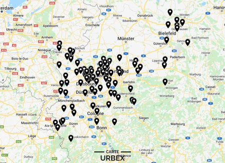 Carte Urbex Rhénanie-du-Nord-Westphalie (Nordrhein-Westfalen) ➽ Découvrez tous les lieux abandonnés que nous avons répertoriés sur une carte simple et pratique. Urbex Allemagne | Urbex Germany | Urbex Bonn | Urbex Cologne  | Urbex Düsseldorf | Urbex Dortmund | Urbex Duisbourg | Urbex Wuppertal | Urbex Münster